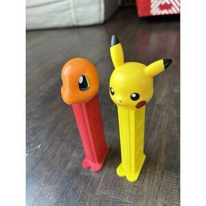 Lot Of 2 Pokémon Pez Dispensers - Pikachu / Charmander